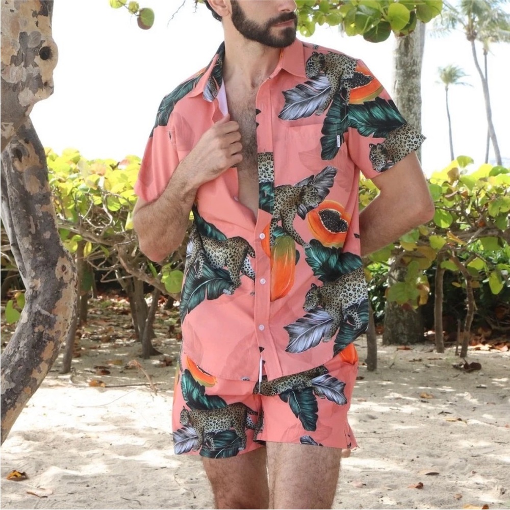 Mavrans Matching Set “Fruta Bomba” medium shirt large shorts